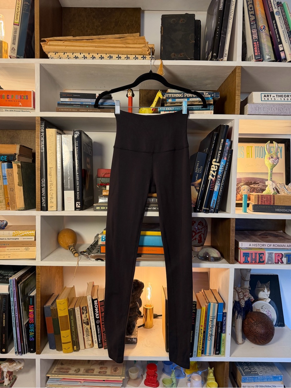 High-Waist Black Women's Leggings